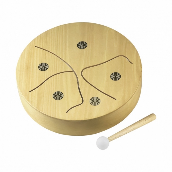 Egmont Toys Wooden Drum - (580159) in the group TOYS, KIDS & BABY PRODUCTS / Music, Song & Images / Music instrument at TP E-commerce Nordic AB (D14023)