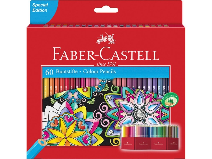 Faber-Castell Castle box Colour pencil of 60 in the group Sport, leisure & Hobby / Hobby / Paint & Draw / Pencils, crayons & ink at TP E-commerce Nordic AB (D14128)