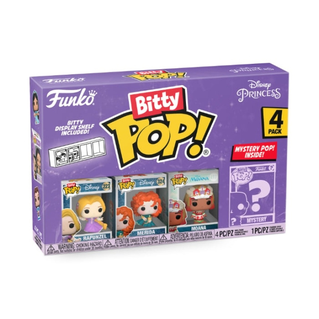 Funko Pop! Bitty POP 4PK Disney - Series 4 (73030) in the group TOYS, KIDS & BABY PRODUCTS / Toys / Figures, Miniatures & accessories at TP E-commerce Nordic AB (D14153)