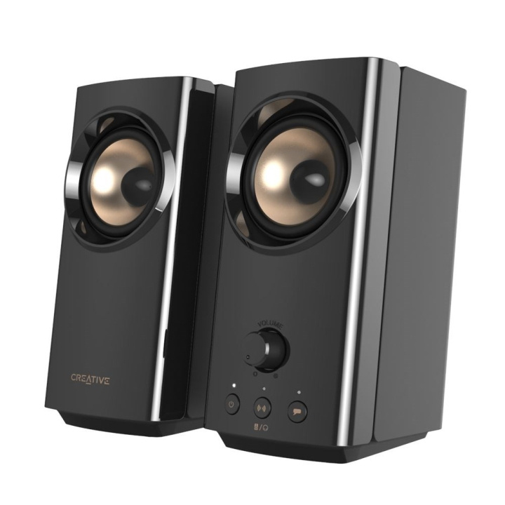 Creative T60 Compact Hi-Fi 2.0 Speakers, Black in the group COMPUTERS & PERIPHERALS / Computer accessories / Speakers at TP E-commerce Nordic AB (D14179)