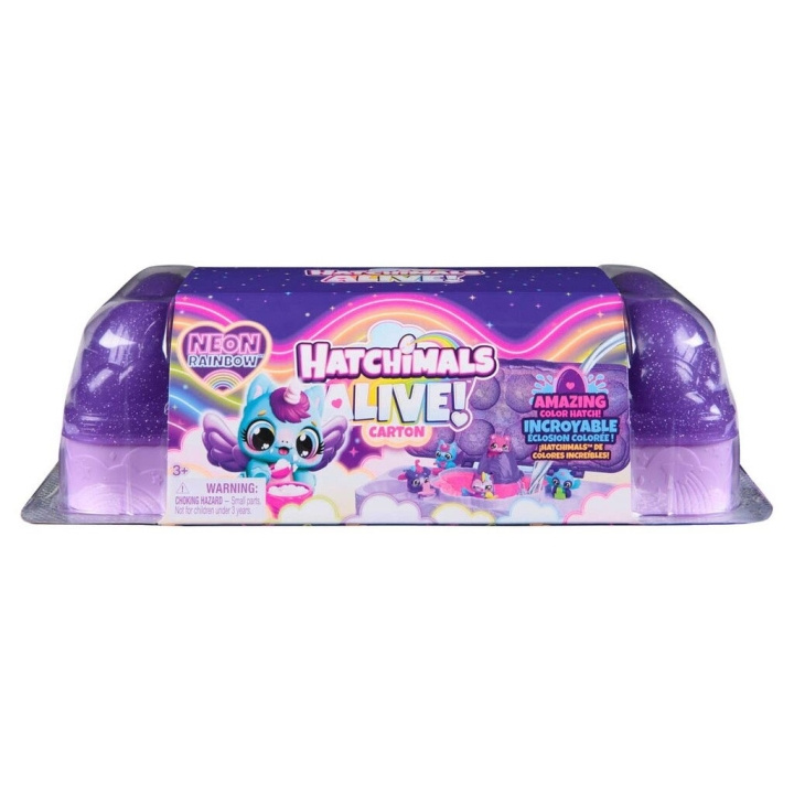 Hatchimals Hatchimals Alive Neon Rainbow Carton - (6072615) in the group TOYS, KIDS & BABY PRODUCTS / Toys / Play set at TP E-commerce Nordic AB (D14290)