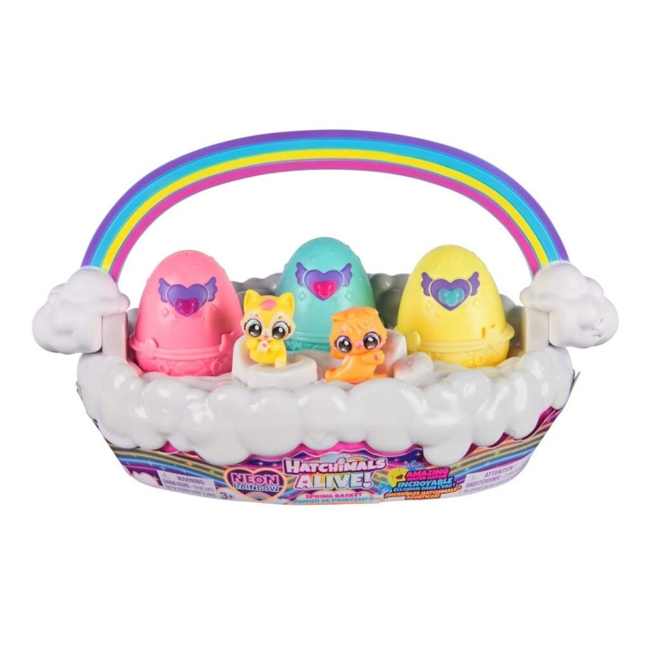 Hatchimals Alive Neon Rainbow Basket - (6072741) in the group TOYS, KIDS & BABY PRODUCTS / Toys / Play set at TP E-commerce Nordic AB (D14292)