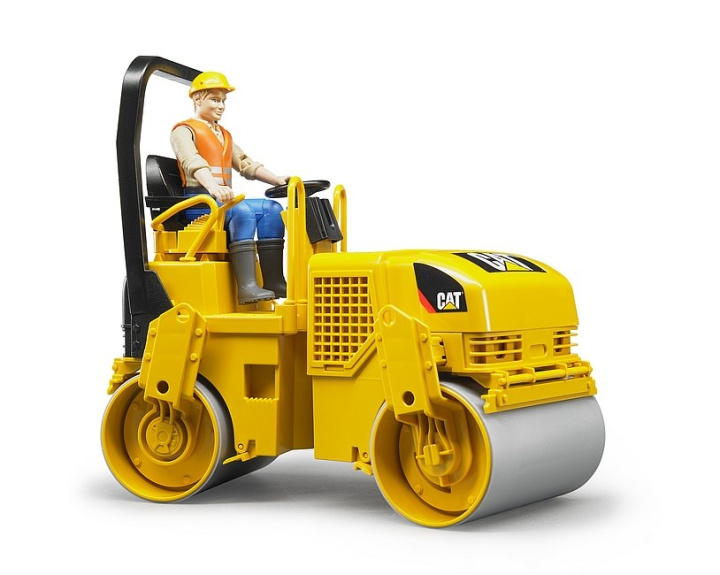 Bruder Caterpillar Asphalt Drum Compactor (02433) in the group TOYS, KIDS & BABY PRODUCTS / Toys / Toy cars at TP E-commerce Nordic AB (D14393)
