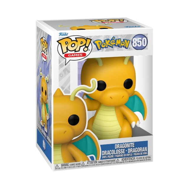 Funko Pop! POP Vinyl Pokemon Dragonite (74220) in the group TOYS, KIDS & BABY PRODUCTS / Toys / Figures, Miniatures & accessories at TP E-commerce Nordic AB (D14412)