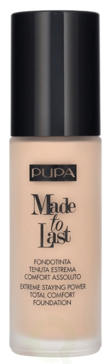 Pupa Milano Pupa Made To Last Total Comfort Foundation SPF10 30 ml #010 Porcelain in the group BEAUTY & HEALTH / Makeup / Facial makeup / Foundation at TP E-commerce Nordic AB (D14444)