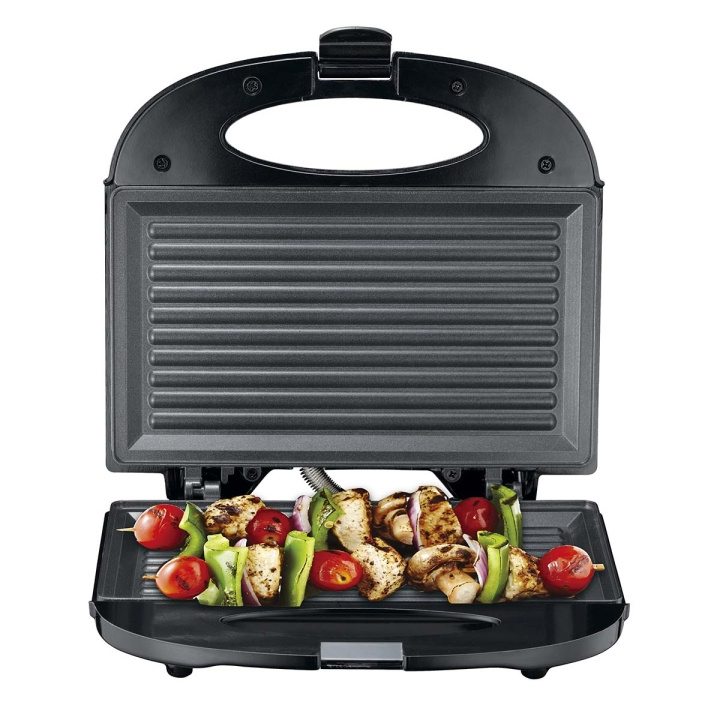 MELISSA Sandwich maker / grill plate 750 Watt Black in the group HOME, HOUSEHOLD & GARDEN / Household appliances / Toasters & Bread grills / Table grills & Raclette at TP E-commerce Nordic AB (D14628)