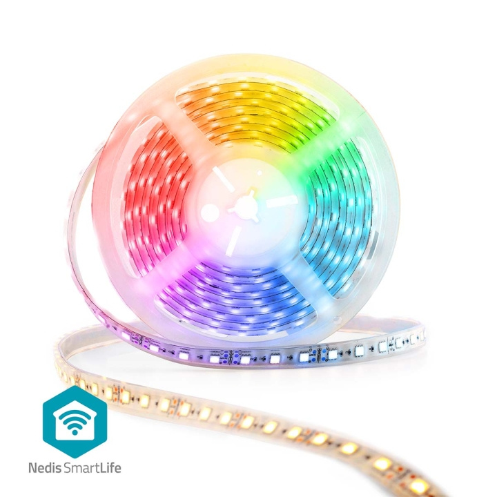 Nedis SmartLife LED Strip | Wi-Fi | Cool White / RGB / Warm White | 5.00 m | IP21 | 2700 - 6500 K | 960 lm | Android™ / IOS in the group HOME ELECTRONICS / Lighting / LED strips at TP E-commerce Nordic AB (D14663)