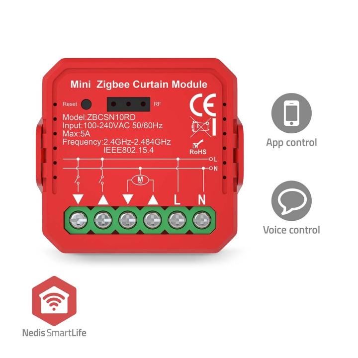 Nedis SmartLife Power Switch | Zigbee 3.0 | 1000 W | Terminal Connection | App available for: Android™ / IOS in the group HOME, HOUSEHOLD & GARDEN / Smart home / Smart home systems at TP E-commerce Nordic AB (D14665)
