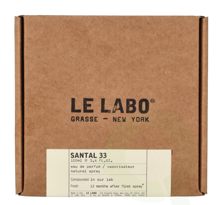 Le Labo Inc Le Labo Santal 33 Edp Spray 100 ml in the group BEAUTY & HEALTH / Fragrance & Perfume / Perfumes / Perfume for her at TP E-commerce Nordic AB (D14682)