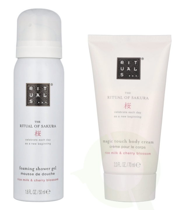 Rituals Sakura Mini Travel Set 120 ml Shower Gel 50ml/Body Cream 70ml in the group BEAUTY & HEALTH / Gift sets / Gift sets for her at TP E-commerce Nordic AB (D14753)