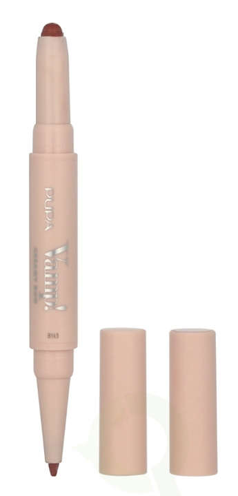 Pupa Milano Pupa Vamp! Creamy Duo Lip Pencil 1 g #006 Deep Rose / Lipstick 0,8g / Pencil 0,2g in the group BEAUTY & HEALTH / Makeup / Lips / Lip liner at TP E-commerce Nordic AB (D14795)