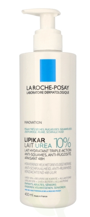 La Roche LRP Lipikar Lait Urea 10% Triple-Action Lotion 400 ml in the group BEAUTY & HEALTH / Skin care / Body health / Body lotion at TP E-commerce Nordic AB (D14834)