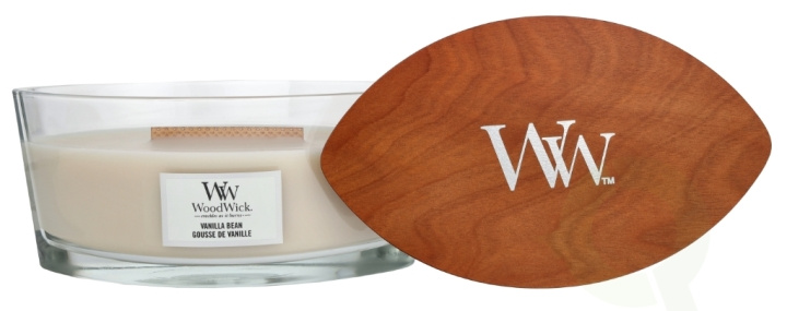 WoodWick Vanilla Bean Candle 454 g in the group BEAUTY & HEALTH / Fragrance & Perfume / Other fragrances / Scented candles at TP E-commerce Nordic AB (D14839)