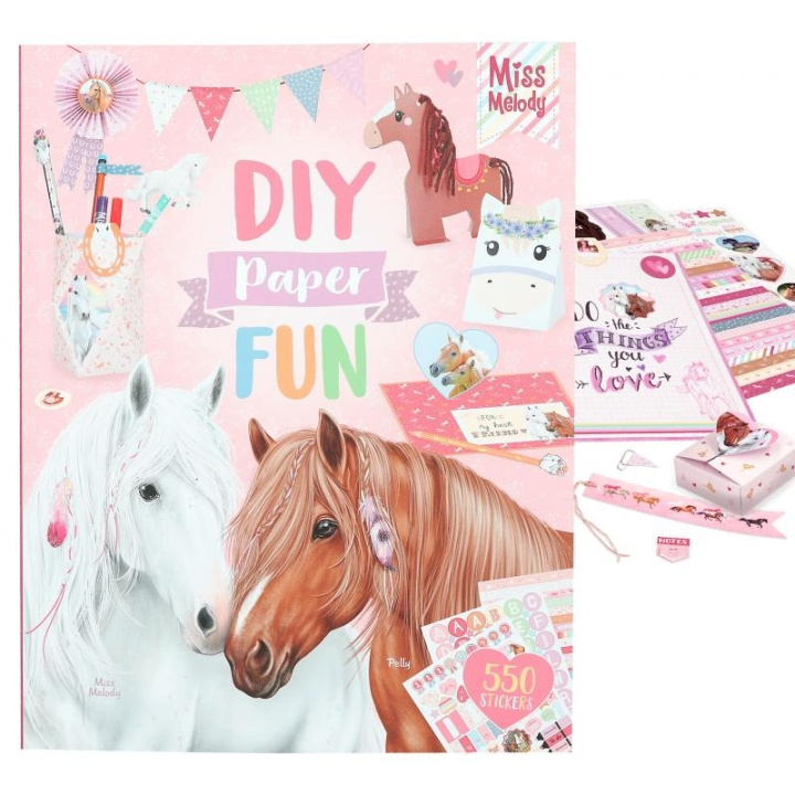 Miss Melody DIY Paper Fun Book - (0412121) in the group TOYS, KIDS & BABY PRODUCTS / Toys / Crafts at TP E-commerce Nordic AB (D14882)
