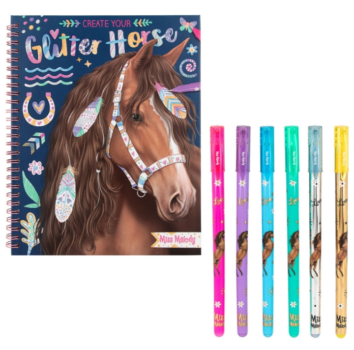 Miss Melody Glitter Horse Book (0412931) in the group TOYS, KIDS & BABY PRODUCTS / Toys / Crafts at TP E-commerce Nordic AB (D14912)