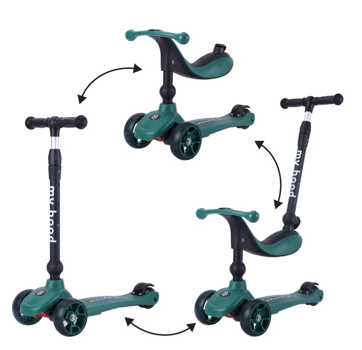 My Hood Kick\'n Ride Scooter - Green (505143) in the group TOYS, KIDS & BABY PRODUCTS / Outdoor toys / Bicycles & Scooters at TP E-commerce Nordic AB (D14932)