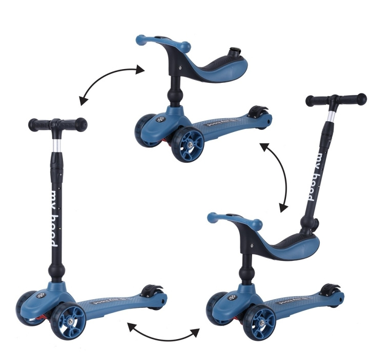 My Hood Kick\'n Ride Scooter - Blue (505142) in the group TOYS, KIDS & BABY PRODUCTS / Outdoor toys / Bicycles & Scooters at TP E-commerce Nordic AB (D14934)