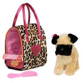 Pucci Dog in Leopard bag - (708357) in the group TOYS, KIDS & BABY PRODUCTS / Baby toys / stuffed animals at TP E-commerce Nordic AB (D14984)