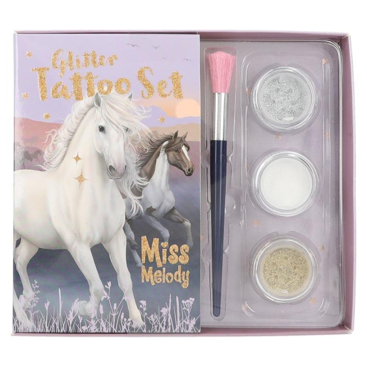Miss Melody Glitter Tattoo Set NIGHT HORSES ( 0412657 ) in the group TOYS, KIDS & BABY PRODUCTS / Toys / Crafts at TP E-commerce Nordic AB (D14999)