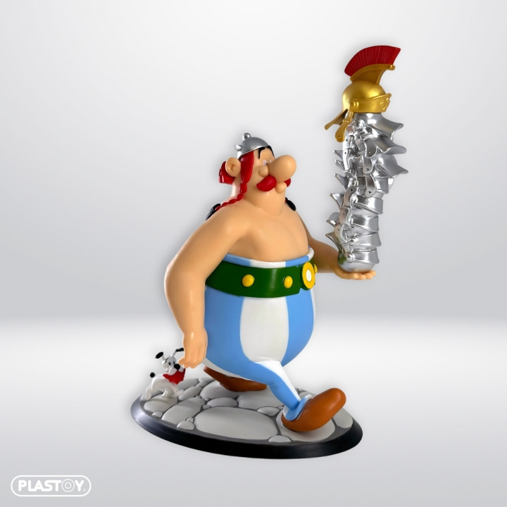 Plastoy OBELIX STACK OF HELMETS AND DOGMATIX FIGURINE in the group Sport, leisure & Hobby / Fun stuff / Collector\'s items at TP E-commerce Nordic AB (D15032)