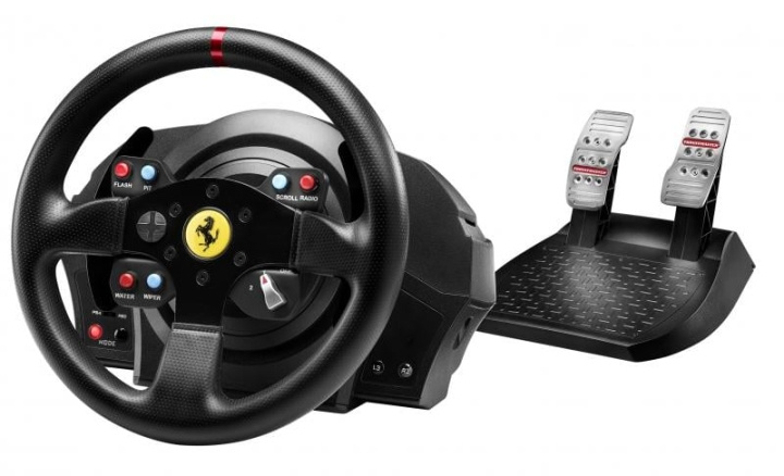 ThrustMaster T300 Ferrari GTE in the group COMPUTERS & PERIPHERALS / GAMING / Steering wheels & Joysticks at TP E-commerce Nordic AB (D15043)