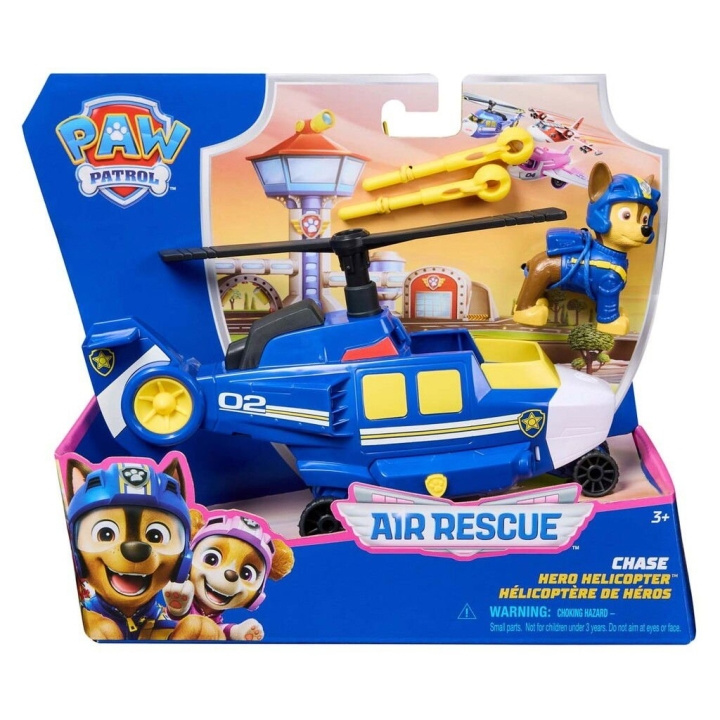 Paw Patrol Air Rescue Themed Vehicle - Chase - (6071173) in the group TOYS, KIDS & BABY PRODUCTS / Toys / Play set at TP E-commerce Nordic AB (D15103)