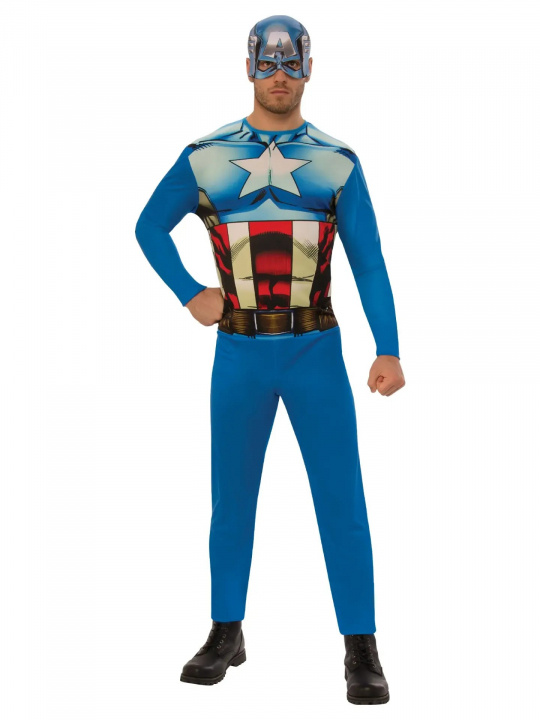Rubies Adult Costume - Captain America (820955XL000) in the group TOYS, KIDS & BABY PRODUCTS / Toys / Masquerade costumes at TP E-commerce Nordic AB (D15107)