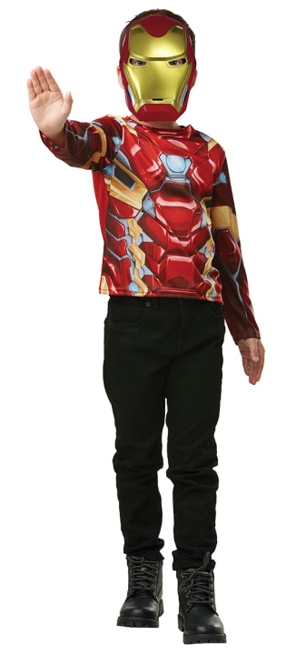 Rubies Iron Man Top & Mask (300113FR) in the group TOYS, KIDS & BABY PRODUCTS / Toys / Masquerade costumes at TP E-commerce Nordic AB (D15108)