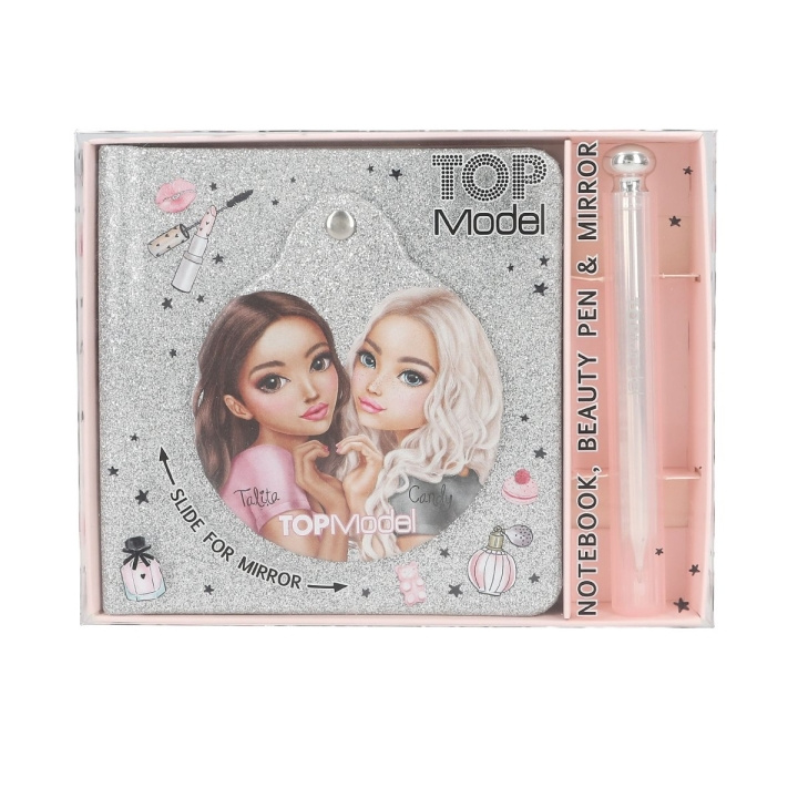 TOPModel Beauty Notebook with Ballpoint Pen - Silver in the group TOYS, KIDS & BABY PRODUCTS / Toys / Crafts at TP E-commerce Nordic AB (D15116)