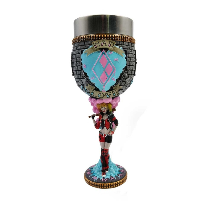 Nemesis Now Harley Quinn Goblet in the group Sport, leisure & Hobby / Fun stuff / Collector\'s items at TP E-commerce Nordic AB (D15131)