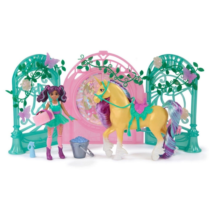Unicorn Academy Ava & Leaf Stall Playset - (6072051) in the group TOYS, KIDS & BABY PRODUCTS / Toys / Play set at TP E-commerce Nordic AB (D15153)