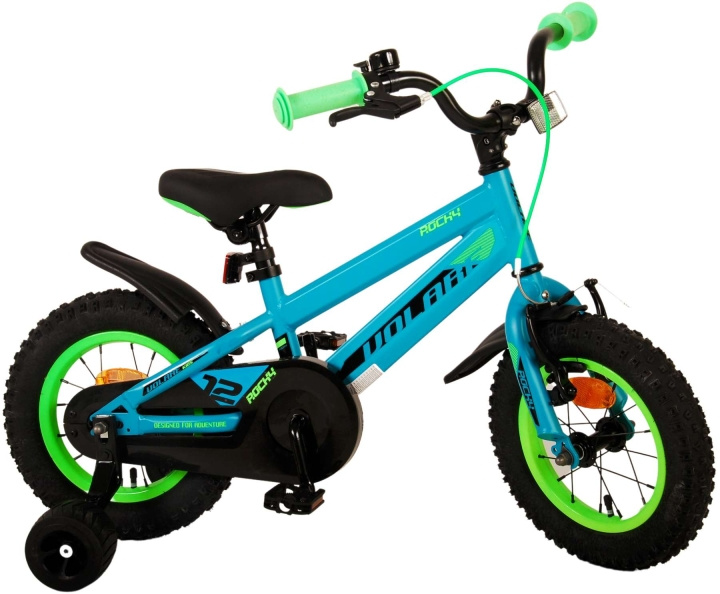 Volare Children\'s Bicycle 12 - Rocky Green (21127) in the group TOYS, KIDS & BABY PRODUCTS / Outdoor toys / Bicycles & Scooters at TP E-commerce Nordic AB (D15276)
