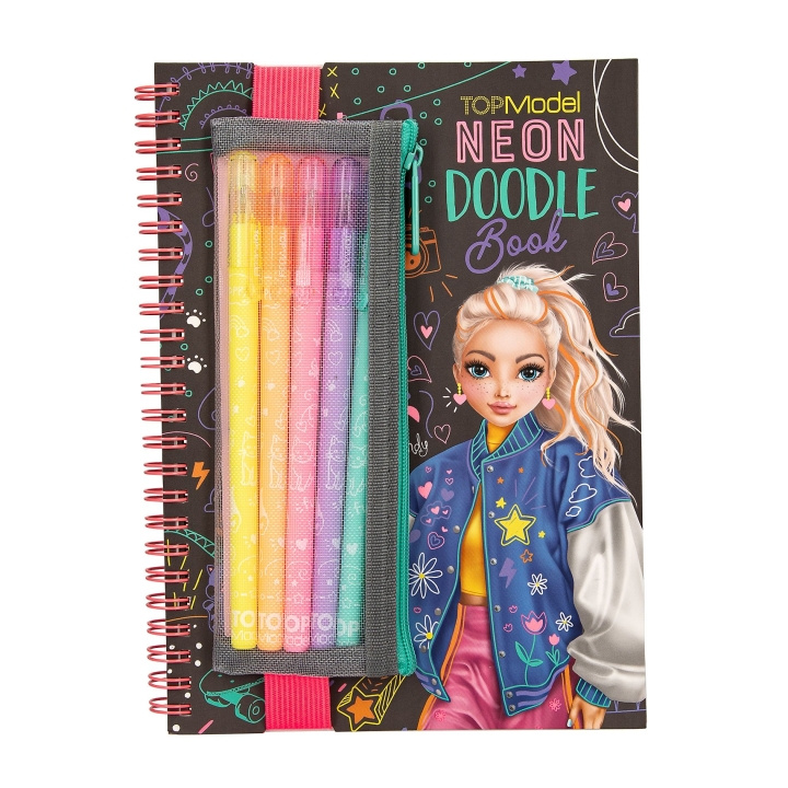 TOPModel TOPModel Neon Doodle Book with Neon Pen Set - (413217) in the group TOYS, KIDS & BABY PRODUCTS / Toys / Crafts at TP E-commerce Nordic AB (D15284)