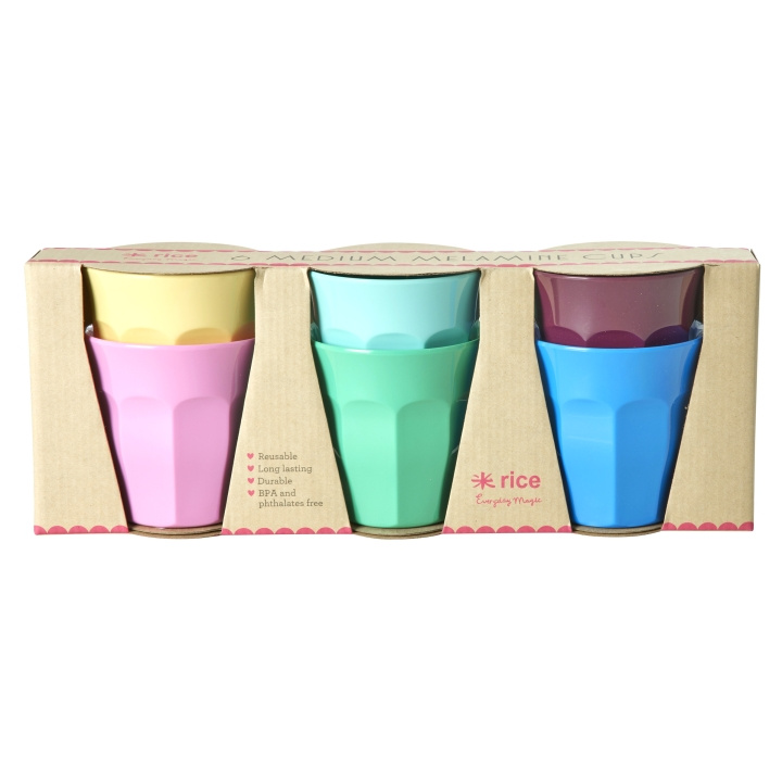 RICE Melamine Cups - Show Your Colors - Medium in the group Sport, leisure & Hobby / Fun stuff / Cups at TP E-commerce Nordic AB (D15340)