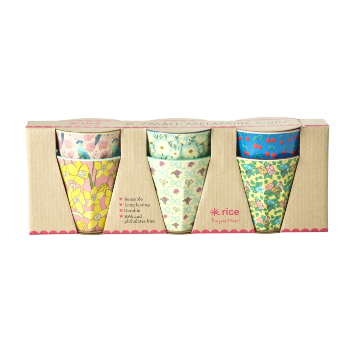 RICE Melamine Cups with Show Your True Colors Prints - Small - 160 ml in the group Sport, leisure & Hobby / Fun stuff / Cups at TP E-commerce Nordic AB (D15342)