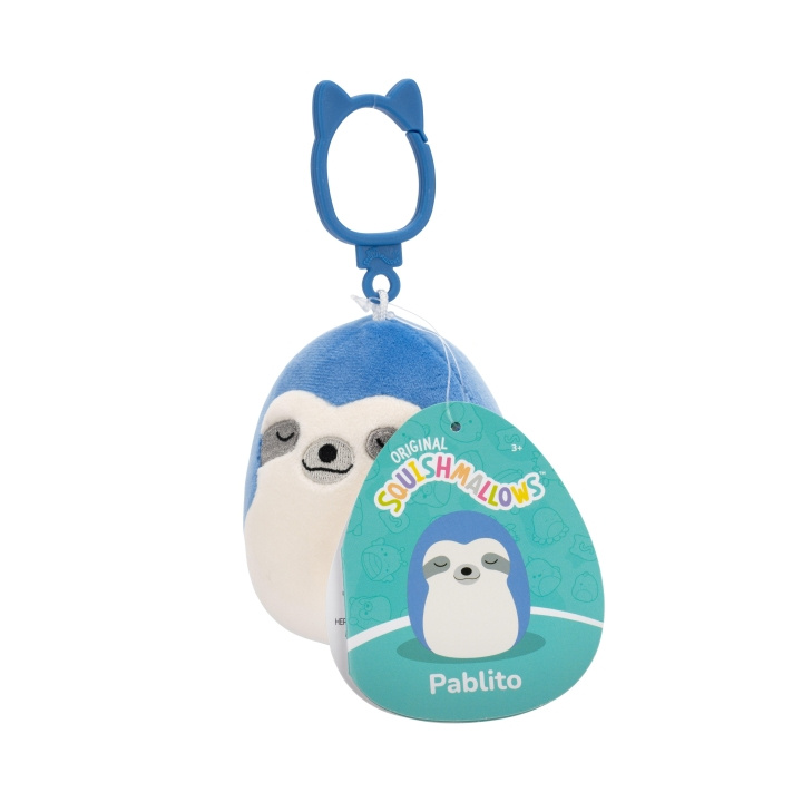 Squishmallows 9 cm P22 Clip On - Pablito Blue Sloth in the group TOYS, KIDS & BABY PRODUCTS / Baby toys / stuffed animals at TP E-commerce Nordic AB (D15373)