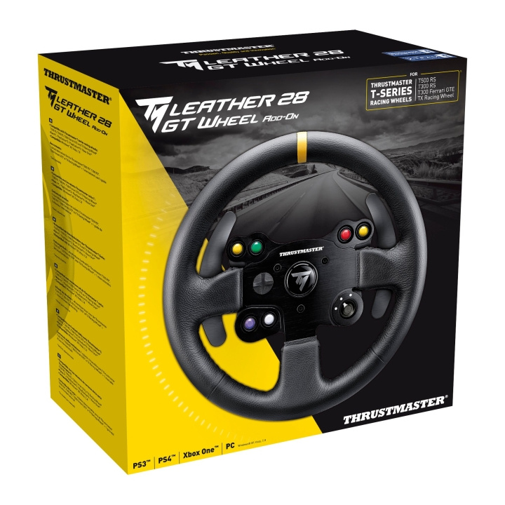 ThrustMaster TM Leather 28 GT Wheel Add-On in the group COMPUTERS & PERIPHERALS / GAMING / Steering wheels & Joysticks at TP E-commerce Nordic AB (D15408)