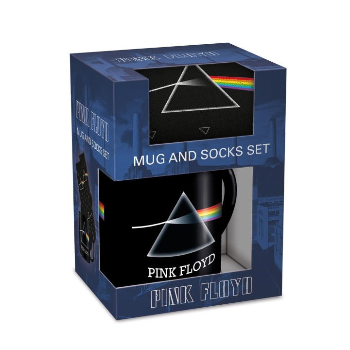 Pyramid International PINK FLOYD MUG & SOCK SET - UK sizes 3-8 (EU 36-41) in the group Sport, leisure & Hobby / Fun stuff / Collector\'s items at TP E-commerce Nordic AB (D15412)