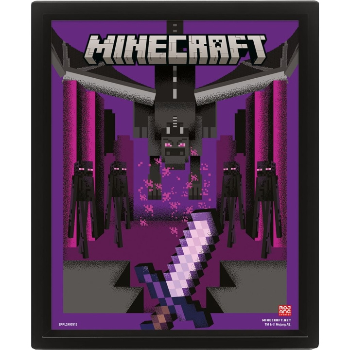 Pyramid International MINECRAFT (ENDER DRAGON DUEL) LENTICULAR POSTER in the group Sport, leisure & Hobby / Fun stuff / Collector\'s items at TP E-commerce Nordic AB (D15446)