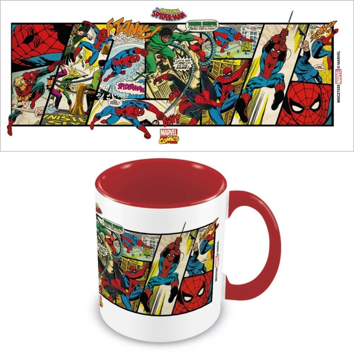 Pyramid International MARVEL COMICS (SPIDER-MAN PANELS) COLOURED INNER MUG in the group Sport, leisure & Hobby / Fun stuff / Cups at TP E-commerce Nordic AB (D15455)