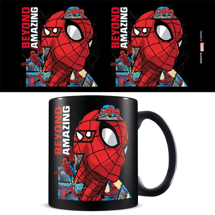 Pyramid International SPIDER-MAN (60 YEARS) BLACK MUG in the group Sport, leisure & Hobby / Fun stuff / Cups at TP E-commerce Nordic AB (D15458)