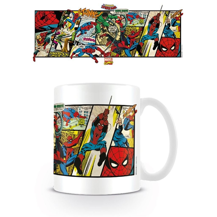 Pyramid International MARVEL COMICS (SPIDER-MAN PANELS) MUG in the group Sport, leisure & Hobby / Fun stuff / Cups at TP E-commerce Nordic AB (D15460)