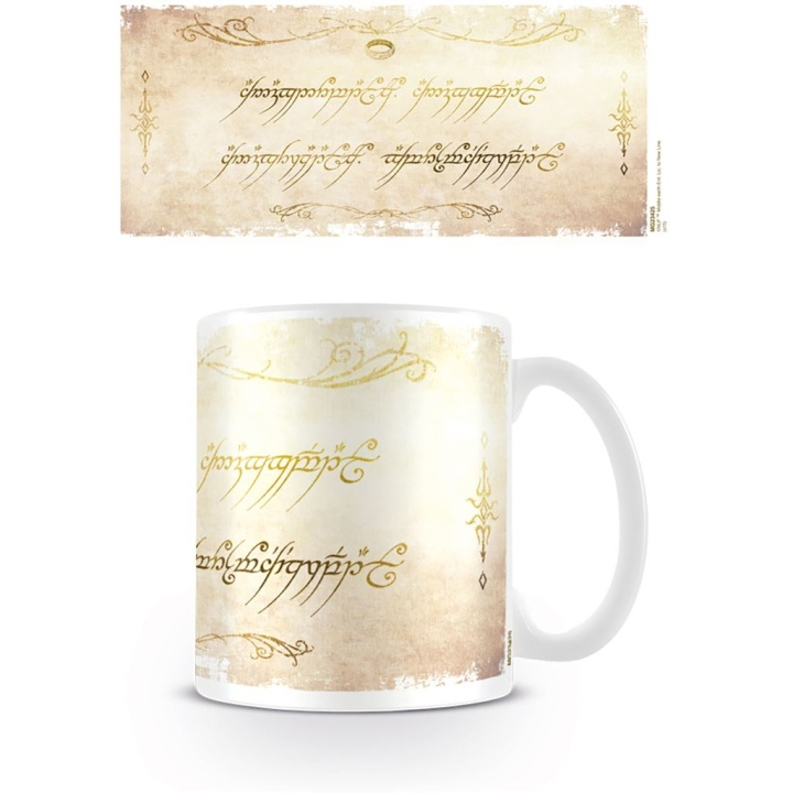 Pyramid International THE LORD OF THE RINGS (RING INSCRIPTION) MUG in the group Sport, leisure & Hobby / Fun stuff / Cups at TP E-commerce Nordic AB (D15467)