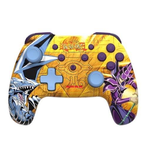Trade Invaders Yu-Gi-Oh! - Wireless Controller for Switch ans PC Dark Magician vs Blue-Eyes White Dragon in the group HOME ELECTRONICS / Game consoles & Accessories / Nintendo Switch / Accessories at TP E-commerce Nordic AB (D15508)