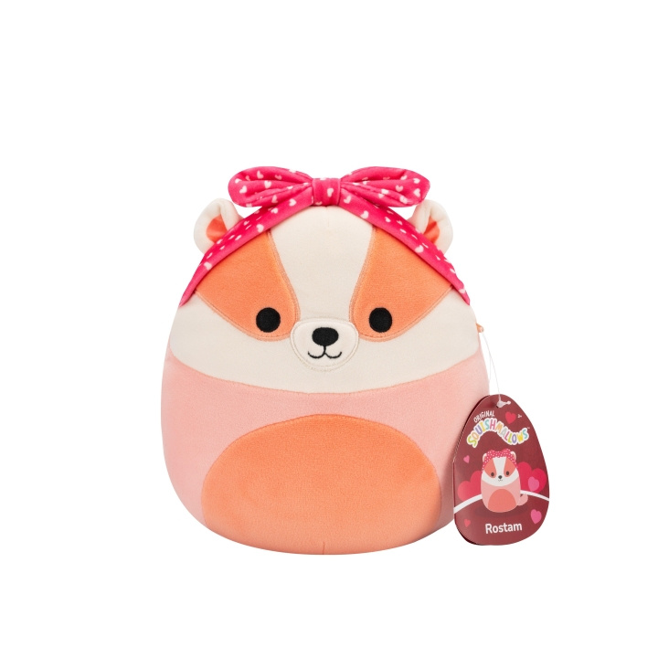 Squishmallows 19 cm Heart Plush - Rostam Badger in the group TOYS, KIDS & BABY PRODUCTS / Baby toys / stuffed animals at TP E-commerce Nordic AB (D15524)