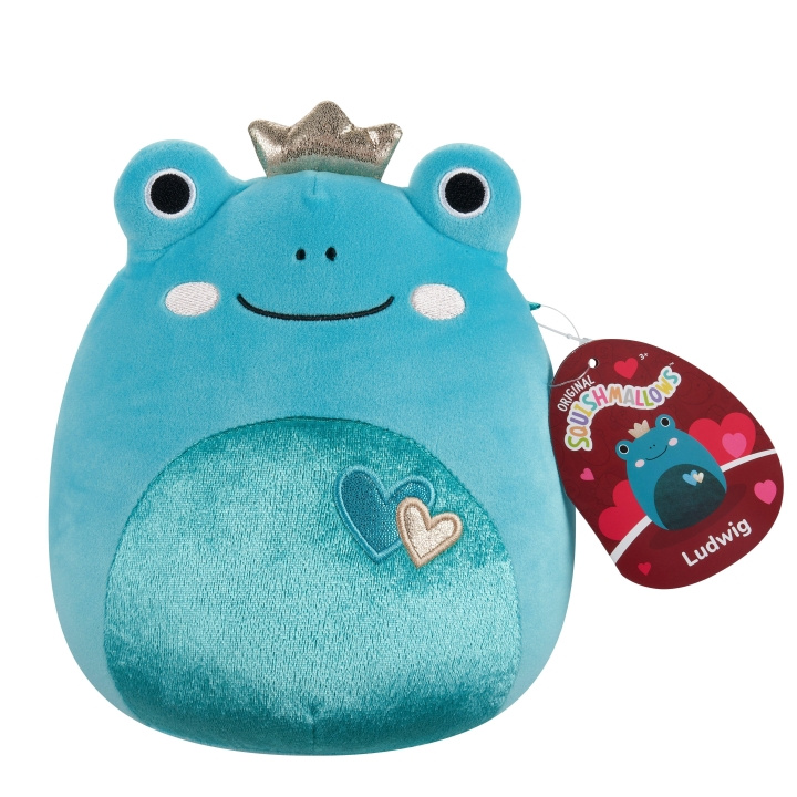Squishmallows 19 cm Heart Plush - Ludwig Frog in the group TOYS, KIDS & BABY PRODUCTS / Baby toys / stuffed animals at TP E-commerce Nordic AB (D15526)