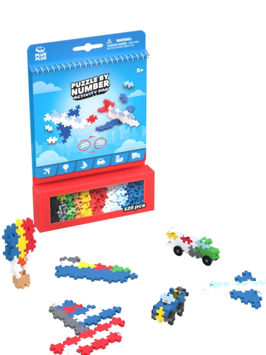 Plus Plus Activity Pad – Transportation - (3990) in the group TOYS, KIDS & BABY PRODUCTS / Toys / Play set at TP E-commerce Nordic AB (D15532)