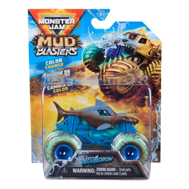 Monster Jam 1:64 Mud Blasters - Megaladon in the group TOYS, KIDS & BABY PRODUCTS / Toys / Toy cars at TP E-commerce Nordic AB (D15561)