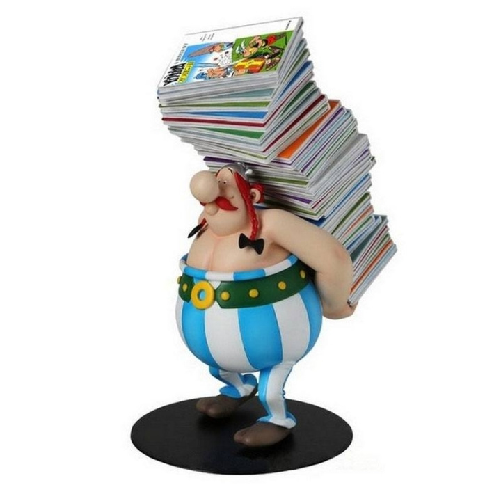 Plastoy OBELIX PILE OF COMICS COLLECTIBLE FIGURINE in the group Sport, leisure & Hobby / Fun stuff / Collector\'s items at TP E-commerce Nordic AB (D15579)