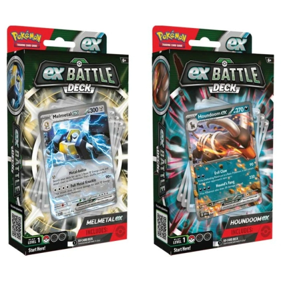 Pokémon Battle Deck EX - Melmetal/Houndoom (POK85591) in the group TOYS, KIDS & BABY PRODUCTS / Games / Card games at TP E-commerce Nordic AB (D15623)